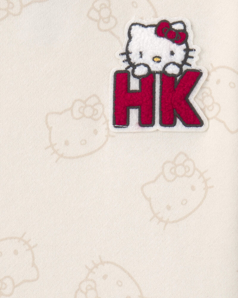 Toute-petite fille &ndash; Robe manches longues &agrave; motif c&oelig;ur Hello Kitty&reg; &ndash; Cr&egrave;me, image 4 sur 4 diapositives