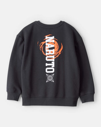 Boys Naruto Anime Pullover Sweatshirt - Black, 