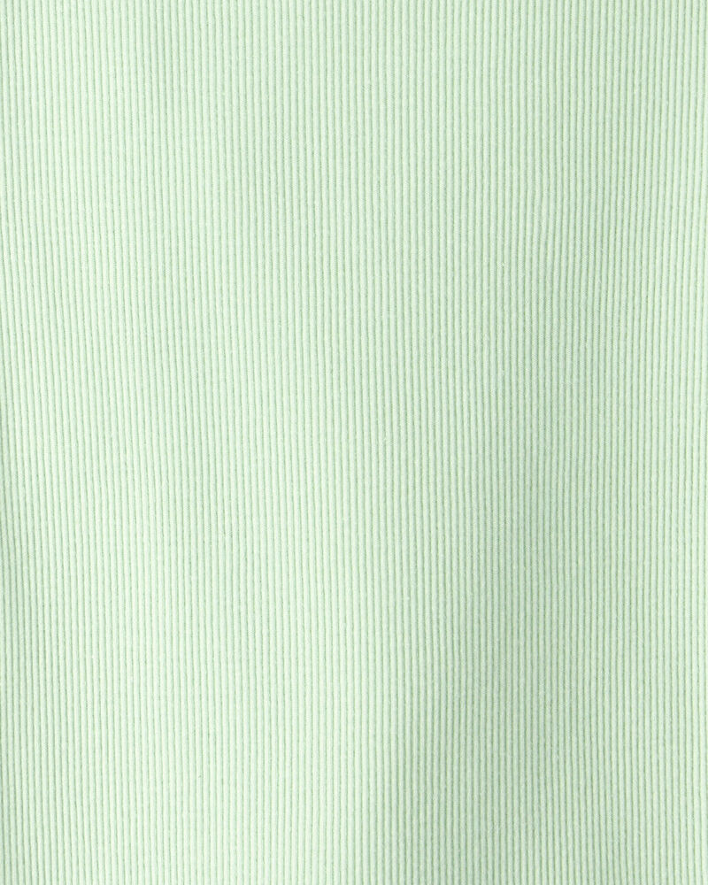 Filles - Haut en tissu c&ocirc;tel&eacute; - Vert, image 2 sur 2 diapositives