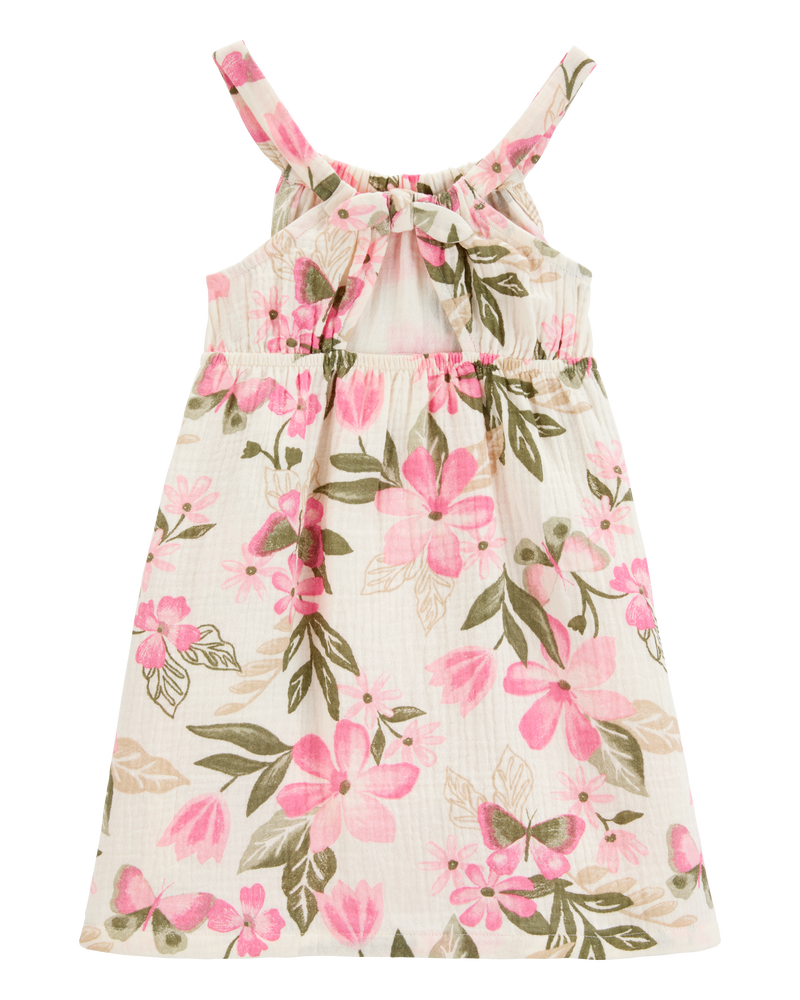 Toddler Floral Sleeveless Dress - Floral, image 2 of 4 slides