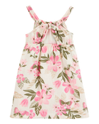 Toddler Floral Sleeveless Dress - Floral, image 2 of 4 slides