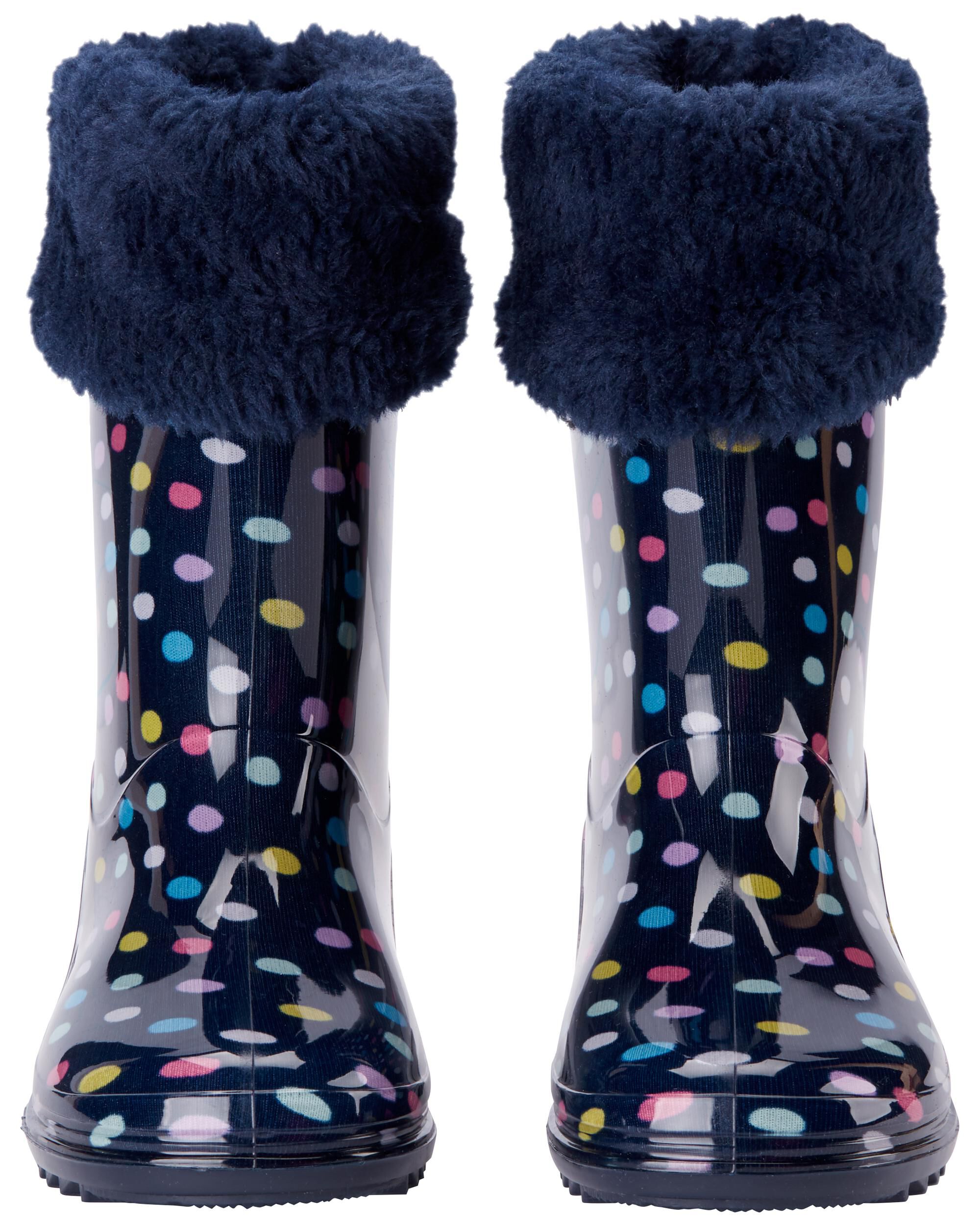 Carter's polka dot snow boots new arrivals