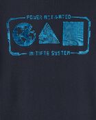 Boys Space Long-Sleeve Graphic Tee - Navy, image 3 of 4 slides