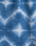 Gar&ccedil;ons - Short en jersey bouclette &agrave; motif g&eacute;om&eacute;trique - Bleu, image 3 sur 3 diapositives