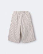 Toddler Girl Sailor Pant in Stripes - Cream/Grey, image 4 of 7 slides
