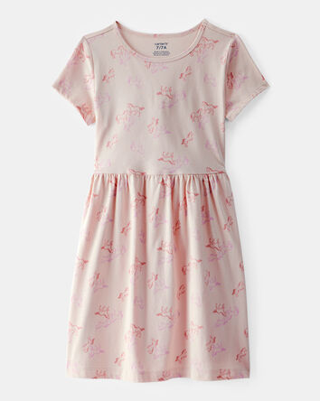 Girls Horse Print Dress, 