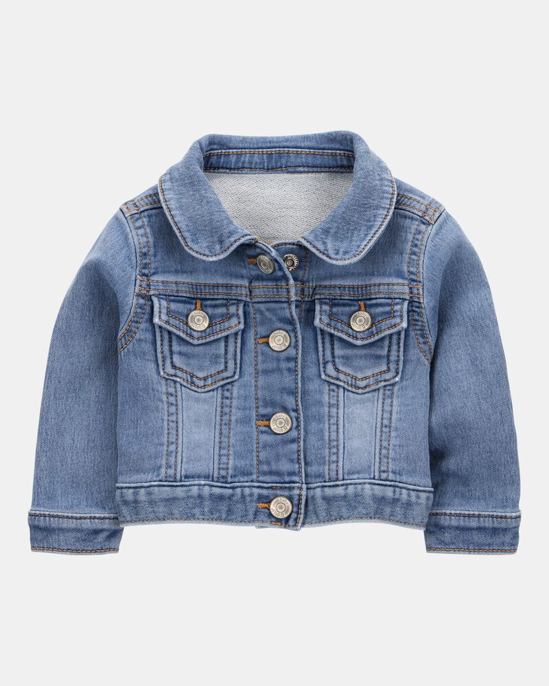 Baby Girl Denim Jacket - Blue, image 1 of 3 slides