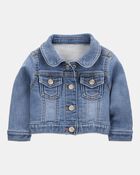 Baby Girl Denim Jacket - Blue, image 1 of 3 slides