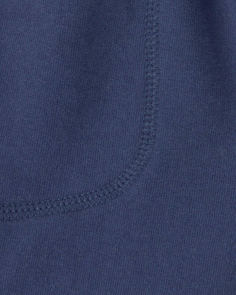 Baby Boy French Terry Shorts - Blue, image 3 of 4 slides