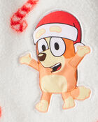 Toddler Girl Bluey&trade; Sherpa Hooded Zip-Up Jacket, image 3 of 3 slides