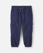 Tout-petit gar&ccedil;on - Pantalon de jogging de style cargo - Bleu marine, image 1 sur 4 diapositives