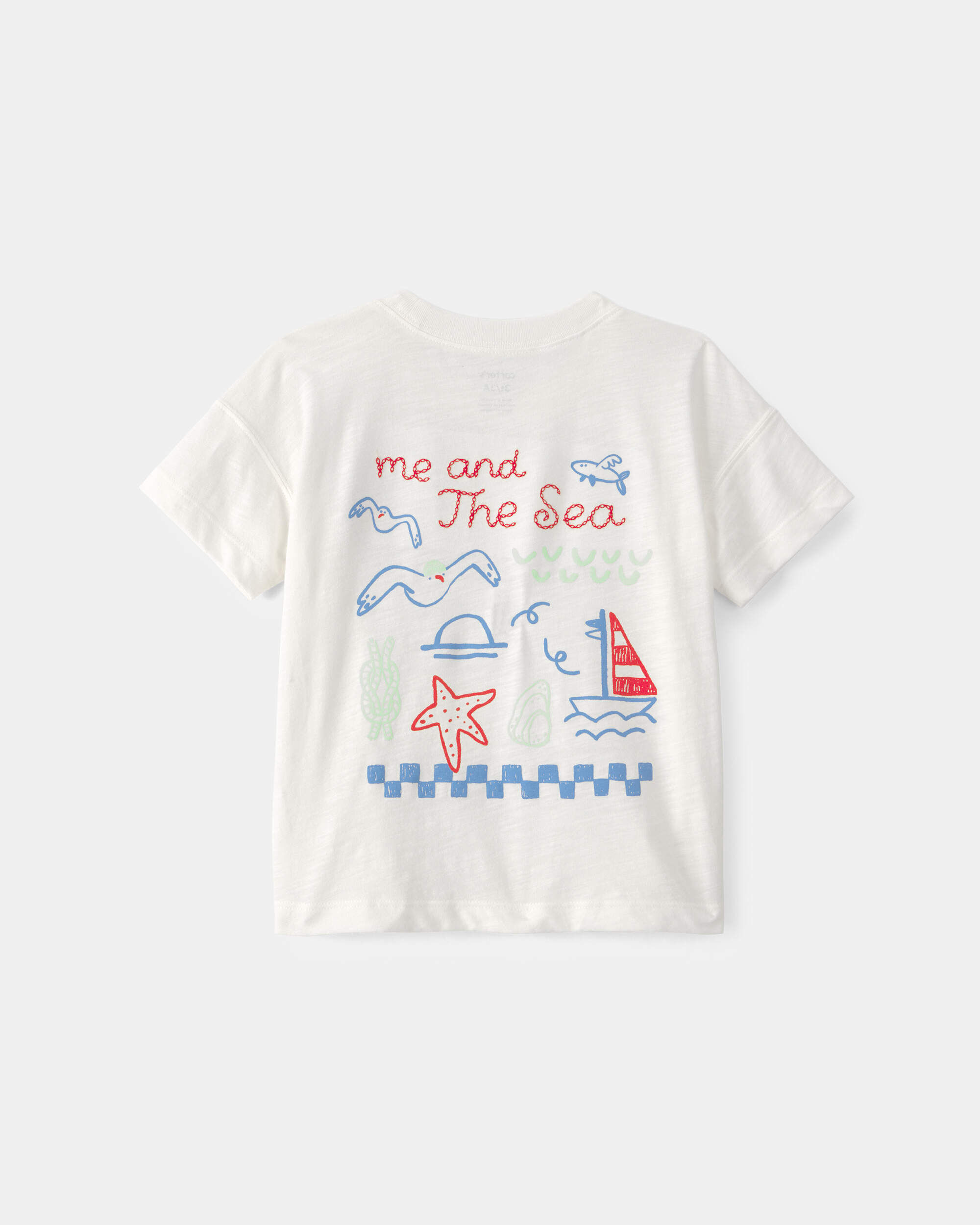 Toddler 'Ahoy There' Graphic Tee - White | Carter's Oshkosh Canada