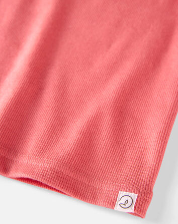 Toddler Organic Cotton Pyjamas Set in Pink, 