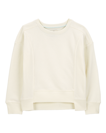 Kid Fleece Pullover - Cream, 