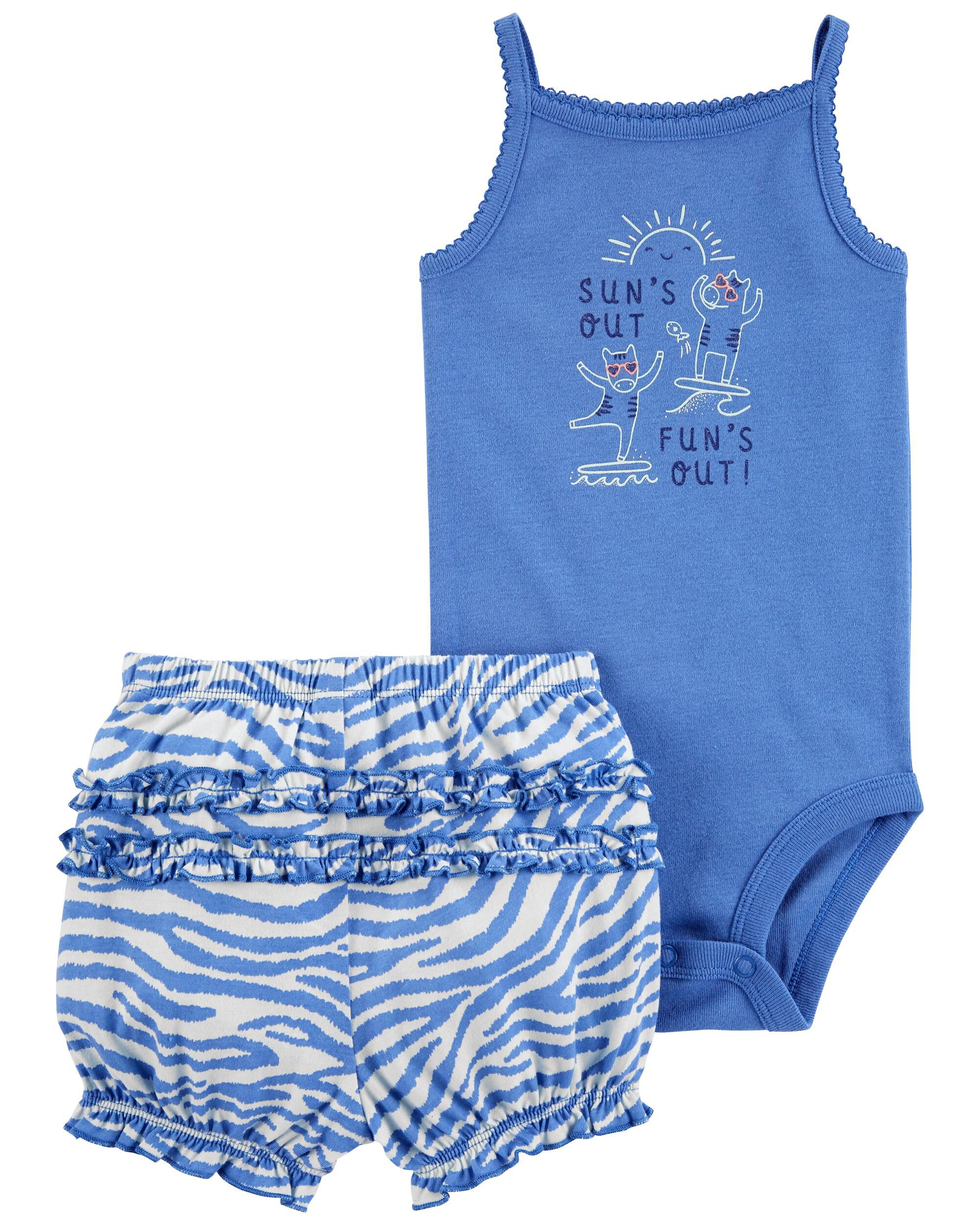 1 piece shop short set