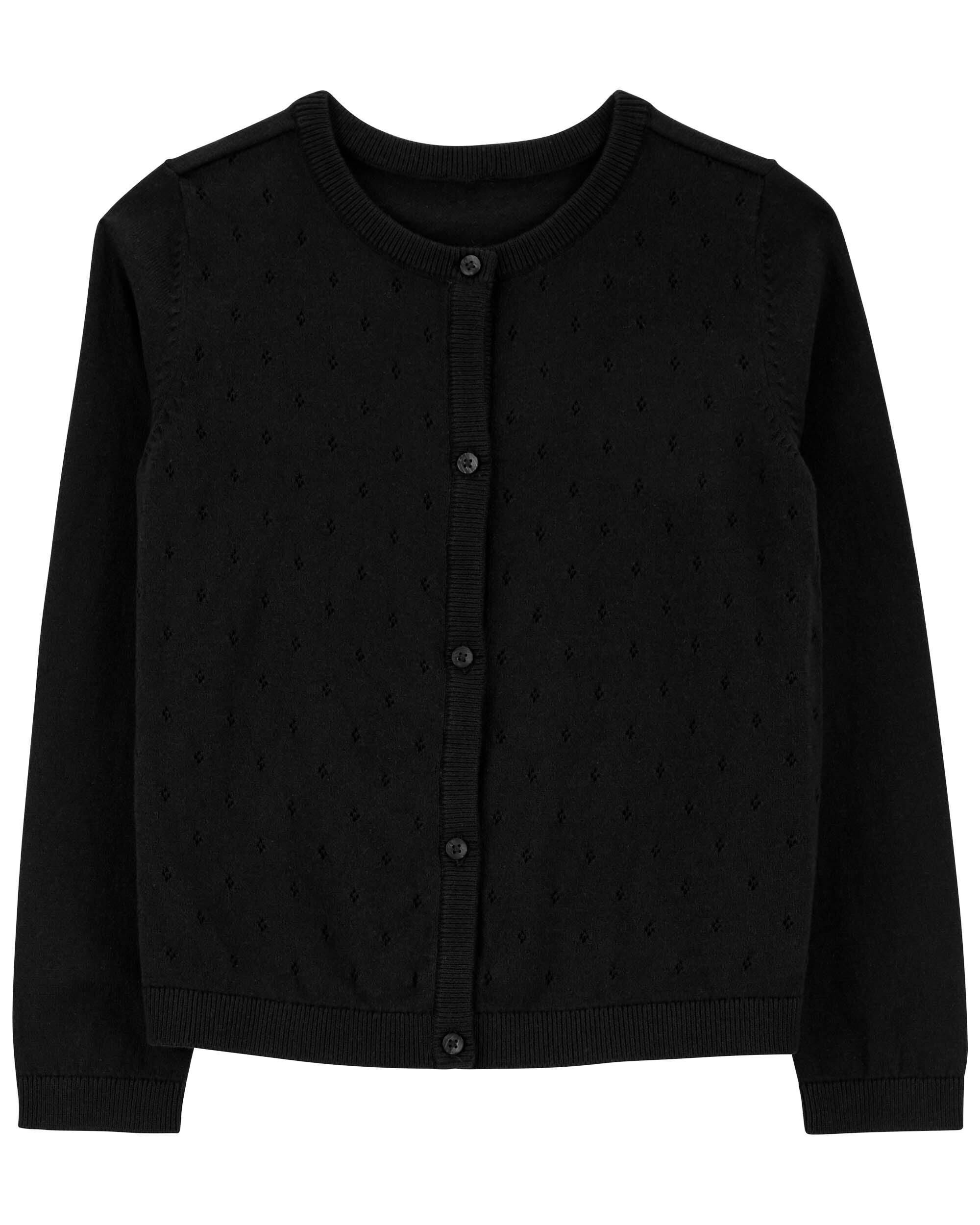 Kids black discount cardigan