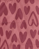 Toddler Heart Print Packable Puffer Jacket, image 5 of 6 slides