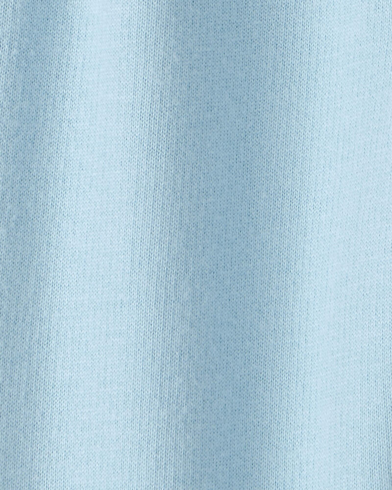 B&eacute;b&eacute; gar&ccedil;on - Pantalon en jersey bouclette - Bleu, image 3 sur 3 diapositives