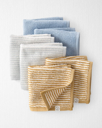 6-Pack Organic Cotton Washcloths, 