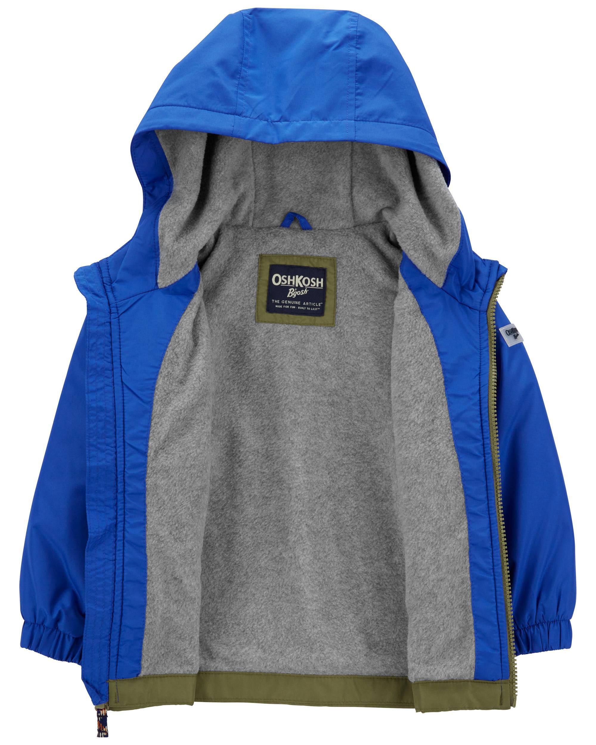 Blue Green Fleece Lined Colourblock Jacket Carter s Canada
