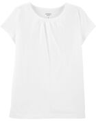 T-shirt en coton blanc, image 1 sur 3 diapositives
