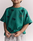 Tout-petit gar&ccedil;on - T-shirt &agrave; manches chauve-souris &laquo;Stick With Me&raquo; - Vert fonc&eacute;, image 3 sur 6 diapositives