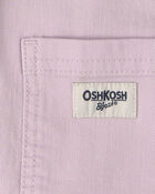 Toddler Girl Twill Bomber Jacket - Purple, image 2 of 3 slides