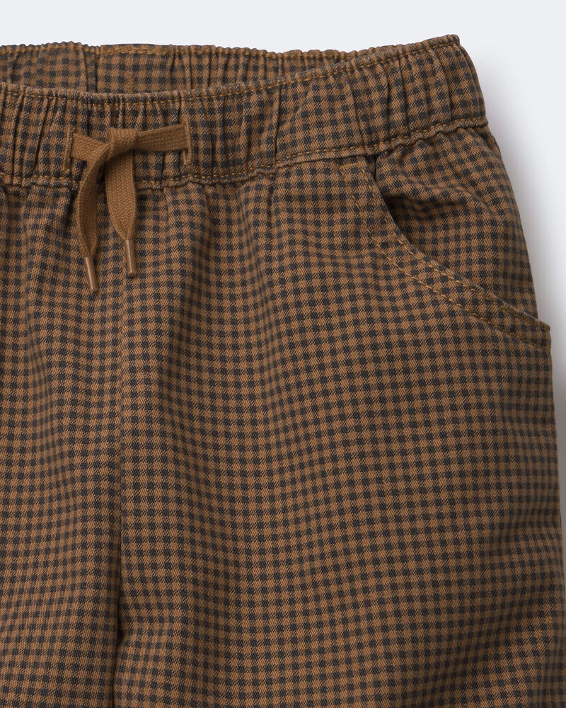 Tout-petit gar&ccedil;on - Pantalon tout-aller &agrave; carreaux - Brun, image 5 sur 5 diapositives