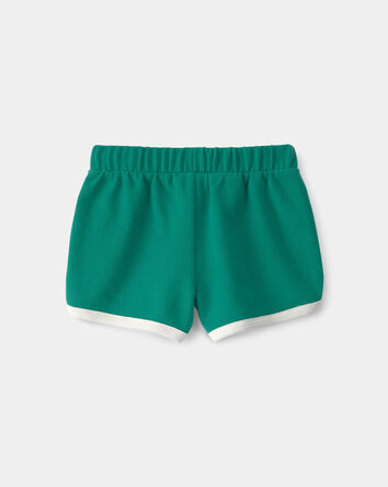 Toddler Girl French Terry Athletic Shorts - Green, 