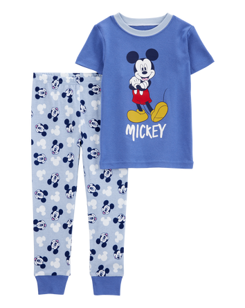 Toddler 2-Piece Mickey Mouse 100% Snug Fit Cotton Pyjamas, 