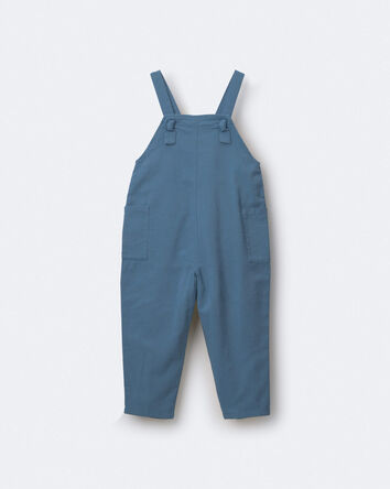 Toddler Girl Knot-Tie Overall - Teal, 