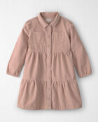 Girls Organic Cotton Corduroy Dress, image 1 of 6 slides
