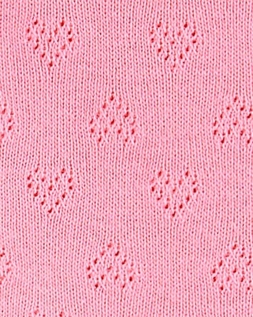 Baby 3-Piece Pointelle Heart Set - Pink, 