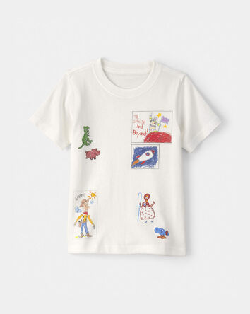 Tout-petit - T-shirt manches courtes &agrave; imprim&eacute; Pixar&copy; Toy Story - Blanc, 