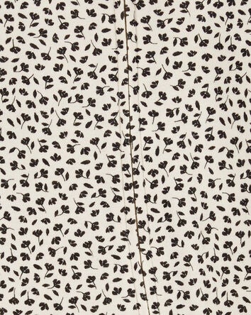 Baby Floral 2-Way Zip Cotton Sleeper, 
