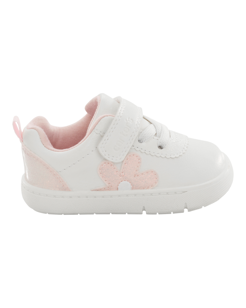  Every Step® First Walker  Flower Casual Sneakers - White, image 2 of 7 slides