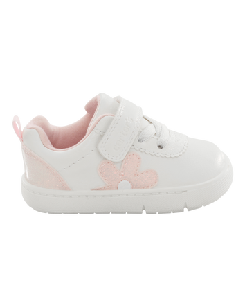  Every Step® First Walker  Flower Casual Sneakers - White, 