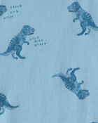 Tout-petit gar&ccedil;on - T-shirt &agrave; motif dinosaure - Bleu, image 2 sur 2 diapositives