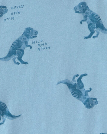 Tout-petit gar&ccedil;on - T-shirt &agrave; motif dinosaure - Bleu, 