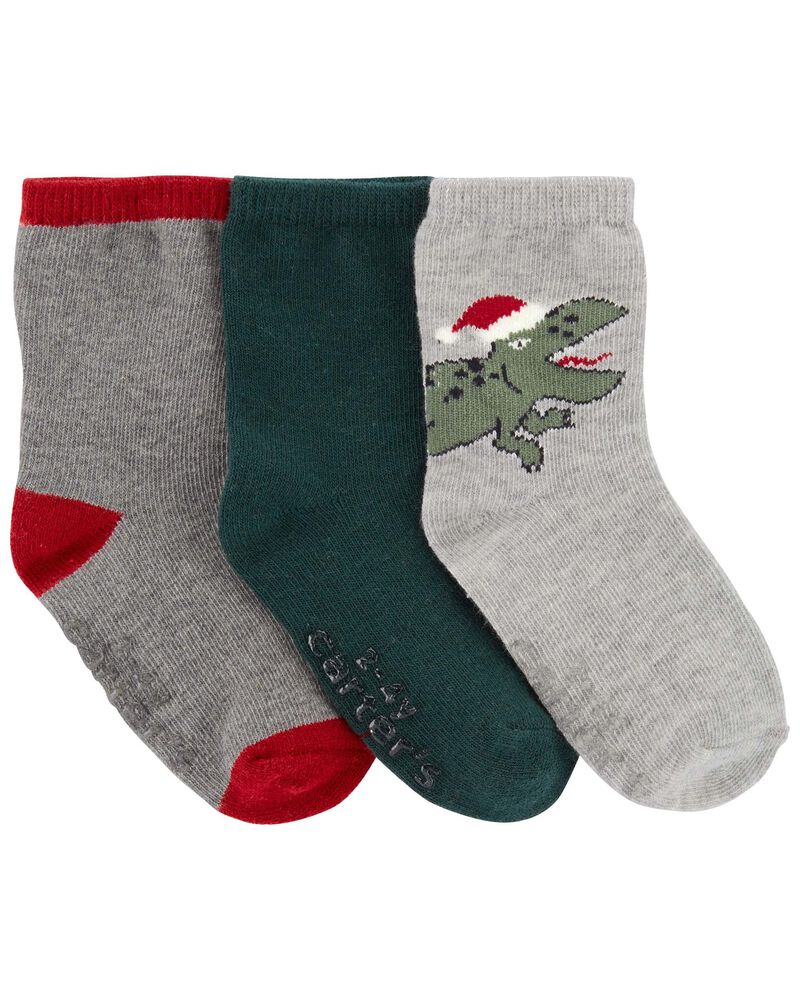 3-Pack Christmas Socks, image 1 of 2 slides