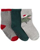 3-Pack Christmas Socks, image 1 of 2 slides