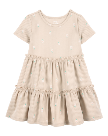 Toddler Floral Short-Sleeve Dress - Floral, 