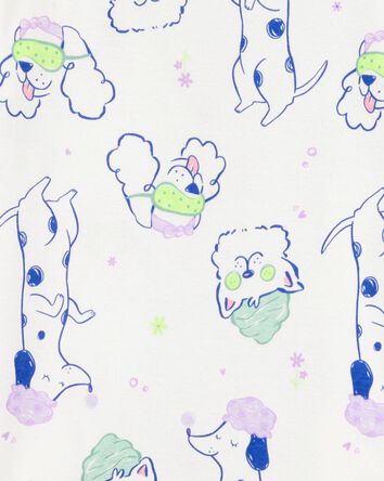 Kid 4-Piece Dog Cotton Pyjamas, 
