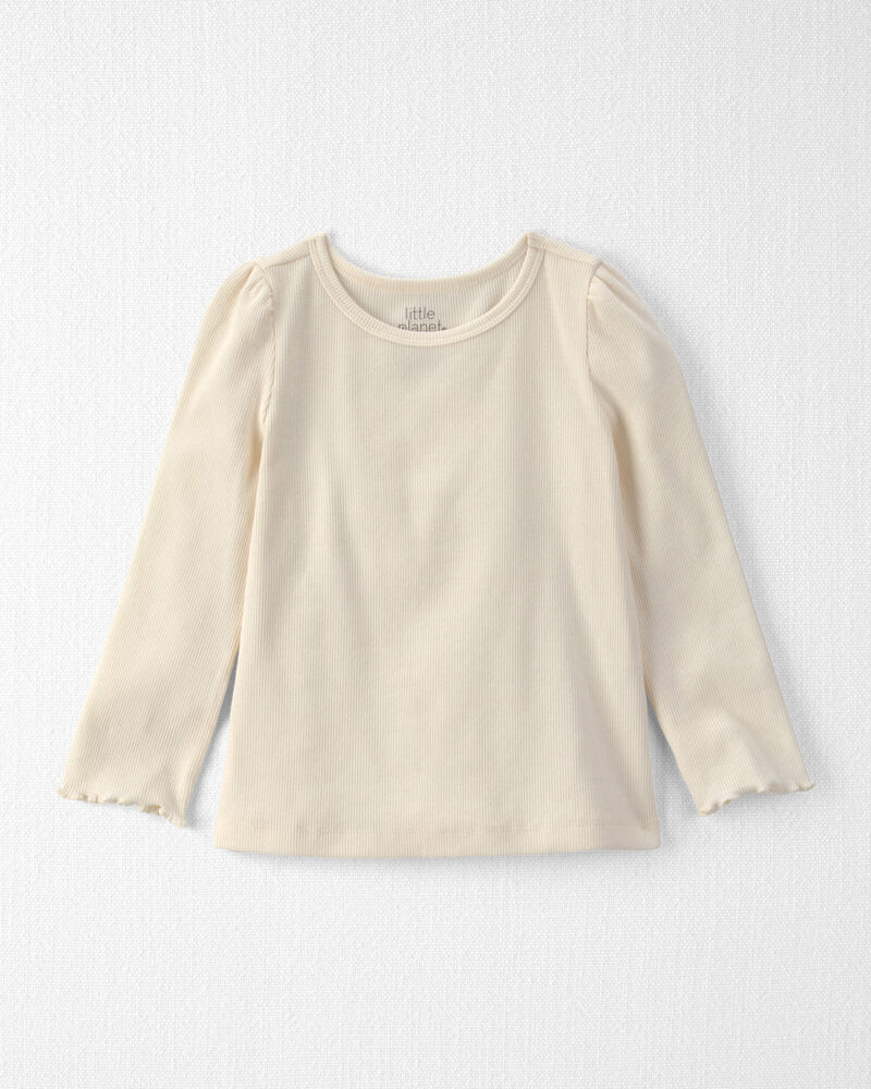 Toddler Girl 2-Piece Organic Cotton Herringbone Jumper Set, image 3 of 7 slides