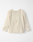 Toddler Girl 2-Piece Organic Cotton Herringbone Jumper Set, image 3 of 7 slides