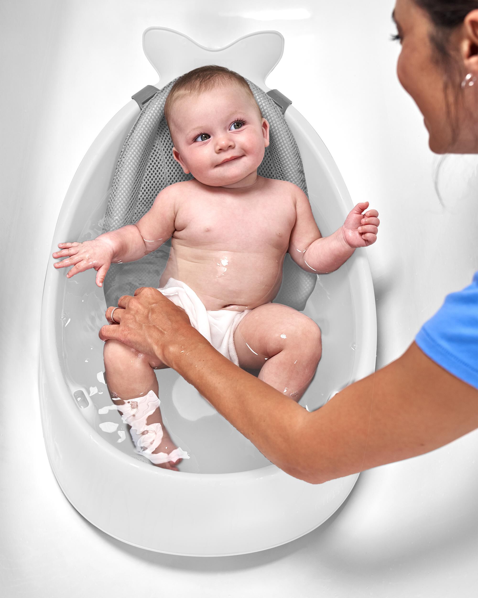 White MOBY Smart Sling 3 Stage Tub White Carter s Oshkosh Canada