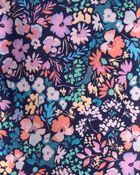 Baby Girl 2-Piece Floral Long-Sleeve Rashguard Swimsuit Set, image 3 of 4 slides