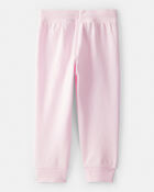 Toddler Girl Drawstring Joggers - Pink, image 2 of 4 slides