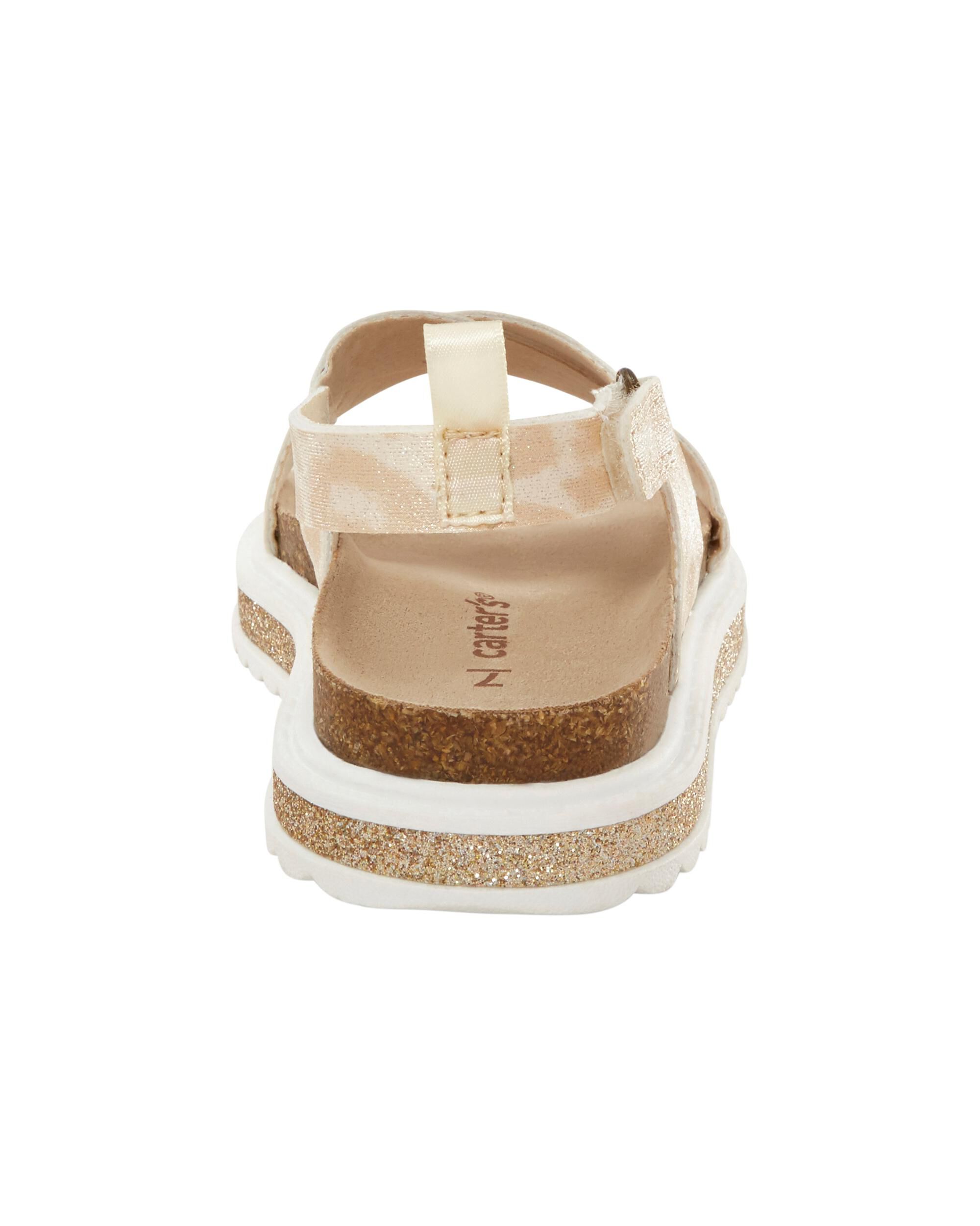 Toddler Girls Stacked Sandals 12 Carter s