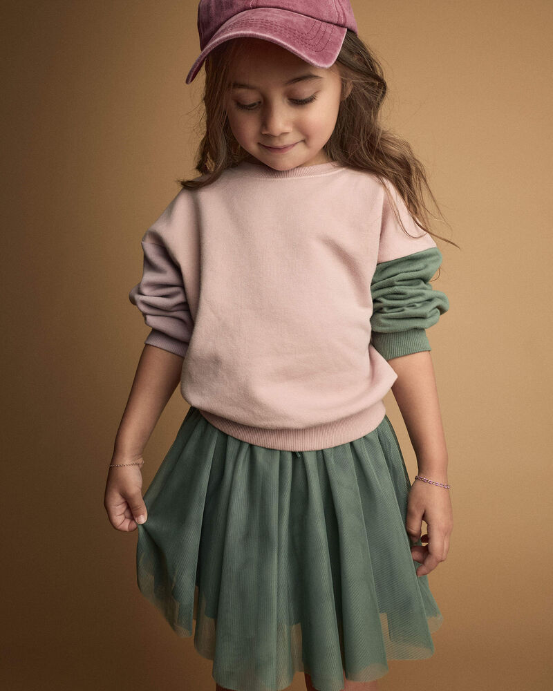 Toute-petit fille - Minijupe Avenue Twirl&trade; avec tulle - Vert olive, image 3 sur 5 diapositives